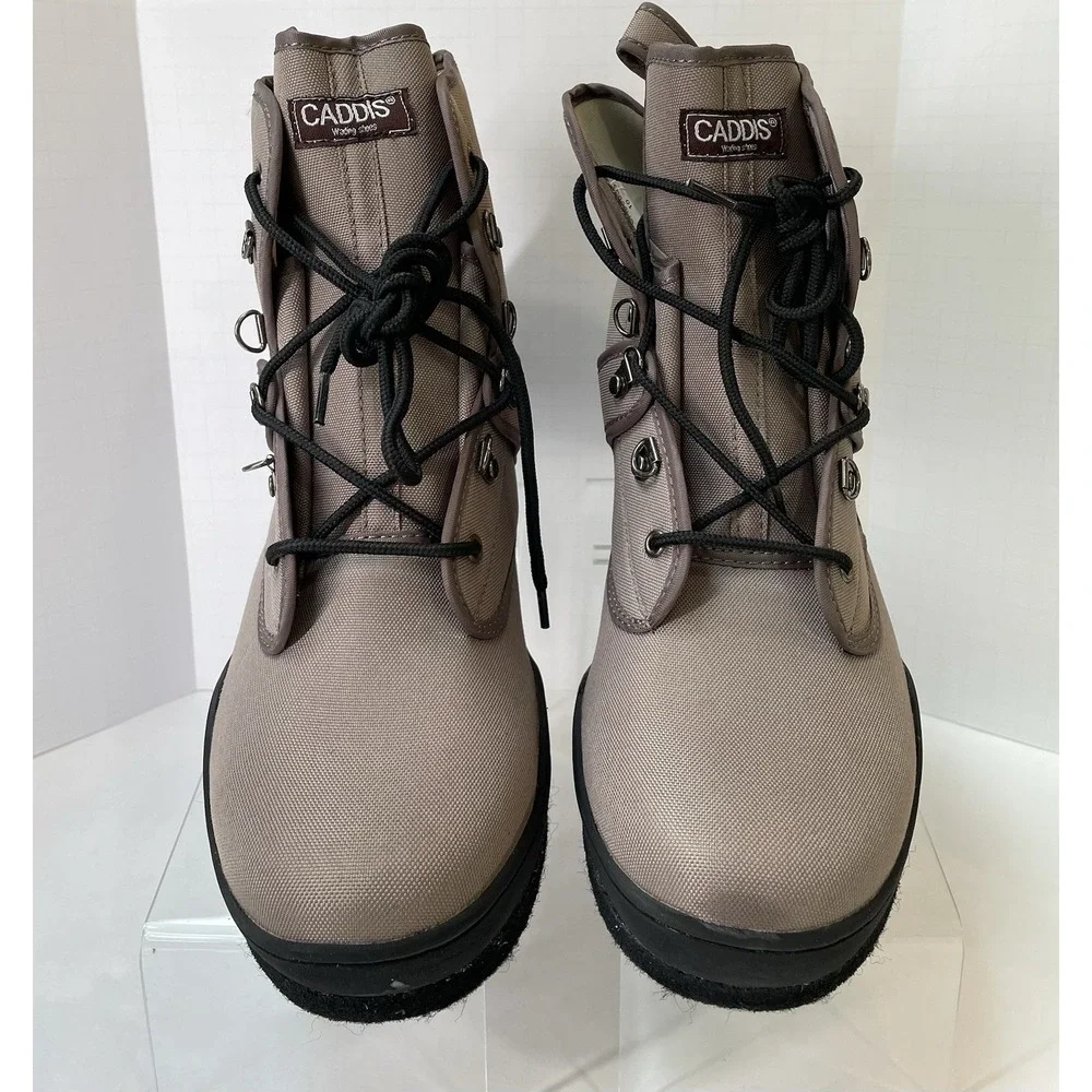 Caddis Explorer Heavy Duty Wading Fishing Boots Men's 10‎ Rubber Lug Soles NEW
